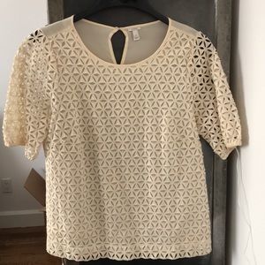 J. Crew Cotton/Silk Top